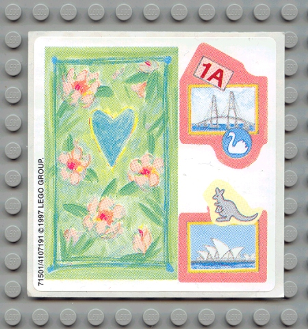 Lego Sticker Sheet 1 for Set 3200-1