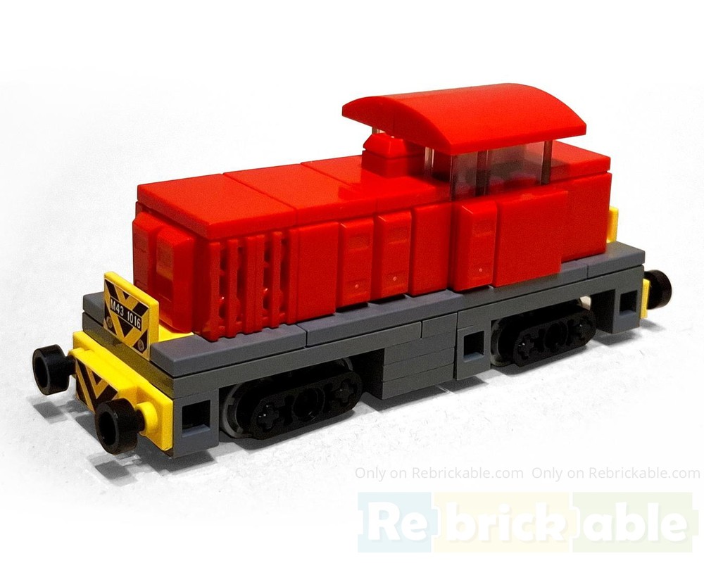 Lego LDH-45 MÁV M43 locomotive (mini size)