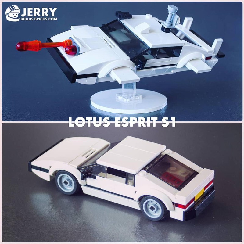 Lego Lotus Esprit S1 with submarine conversion