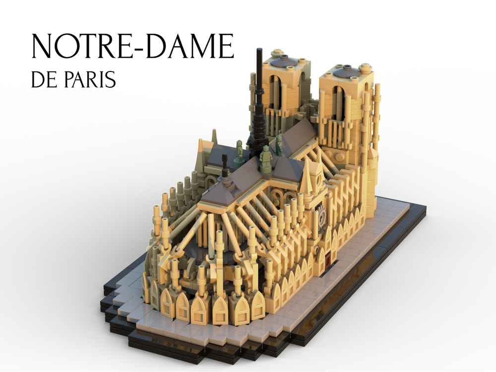 Lego Notre-Dame de Paris 1:800