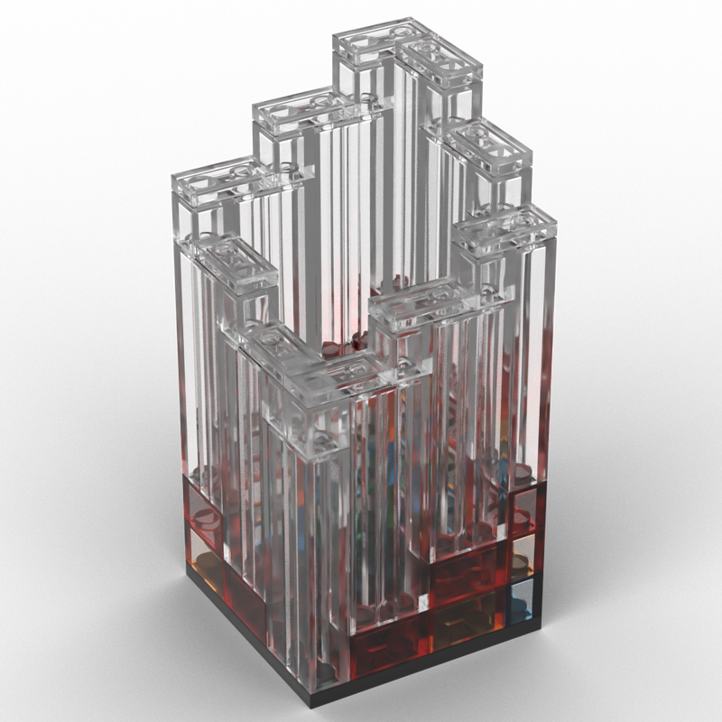 Lego Crystal Pen Holder
