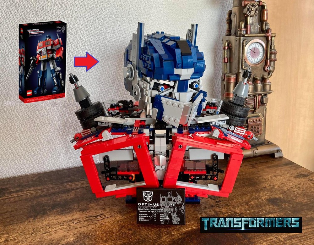 Lego Optimus Prime Movie Bust