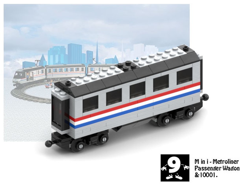 Lego &202. Mini - Metroliner Passenger Wagon