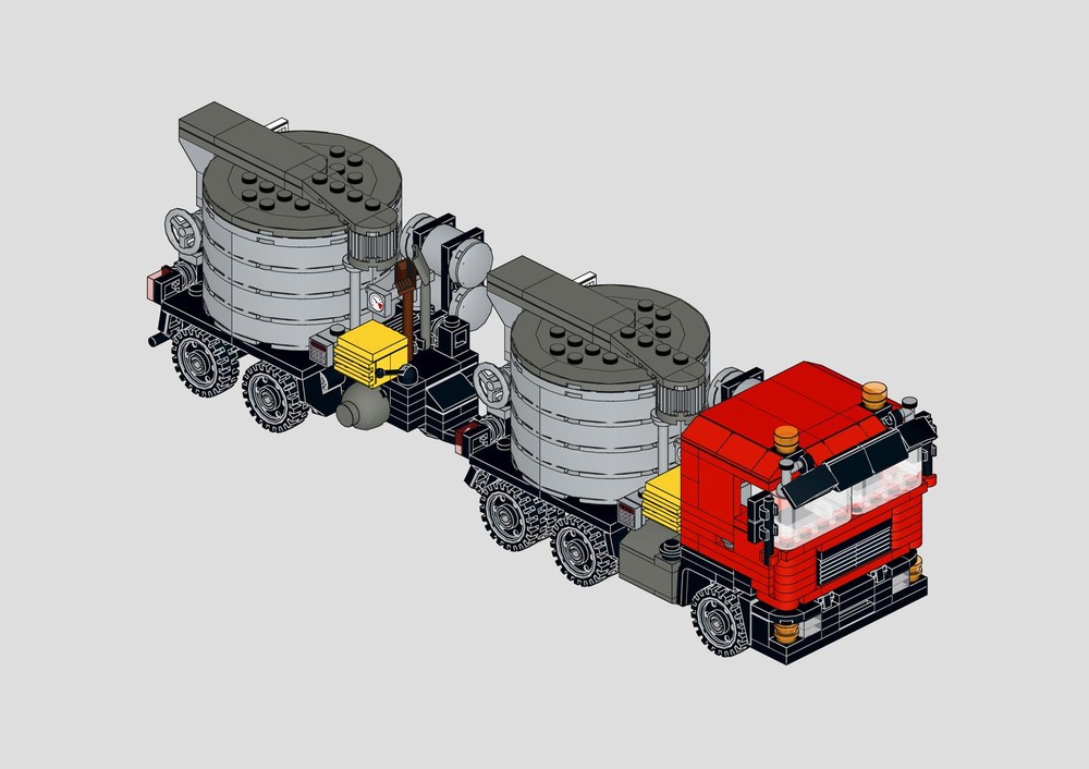 Lego MAN F90 gussasphalt truck