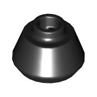 Lego Cone 1 1/2 x 1 1/2 x 2/3 / Black