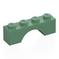 Lego Brick Arch 1 x 4 / Sand Green