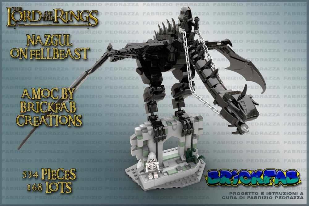 Lego NAZGUL ON FELLBEAST