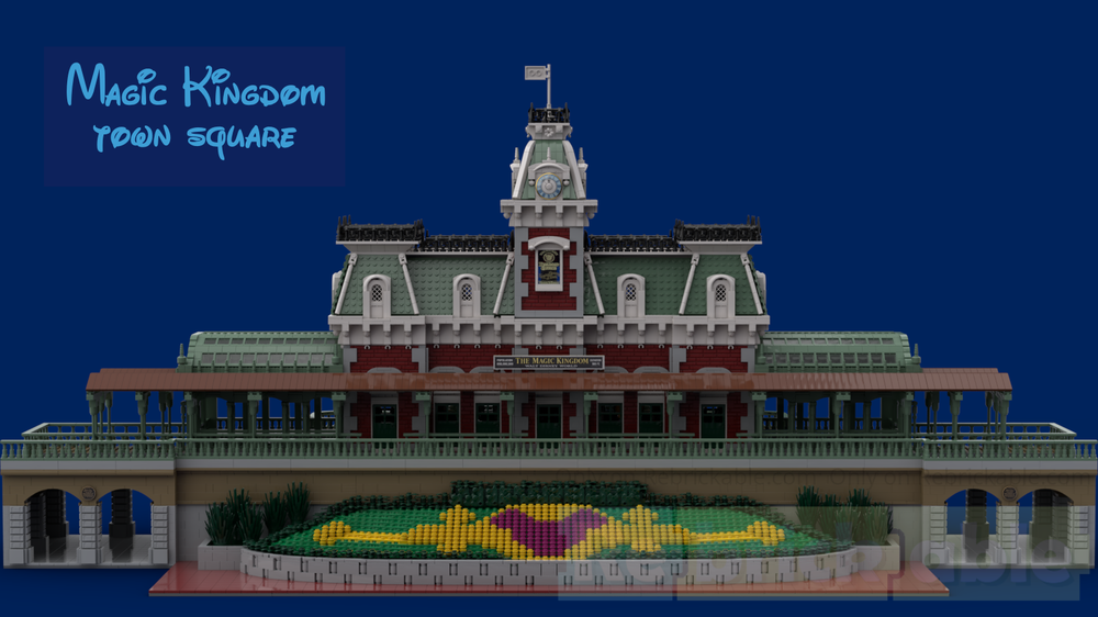 Lego Magic Kingdom Main Street Railroad Station