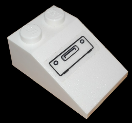 Lego Slope 33 3 x 2 with Drawer / Hatch Pattern (Sticker) - Set 5971