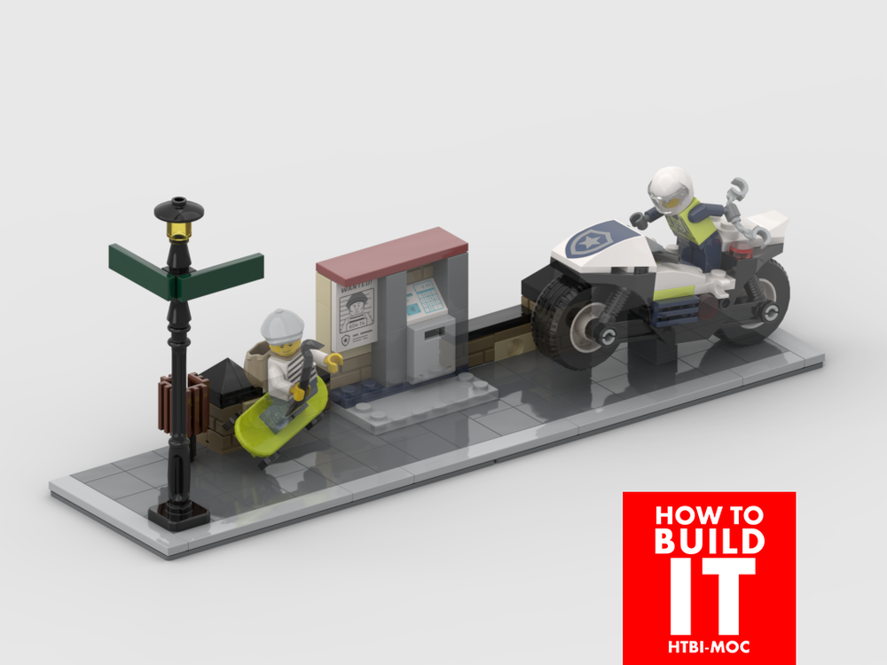 Lego Modular Display for set 60455 - Turn every modular model into a corner