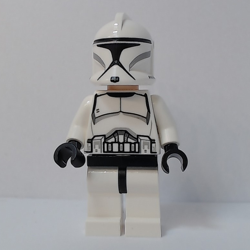 Lego Clone Trooper, Phase I Armor, Angry, Plain Legs