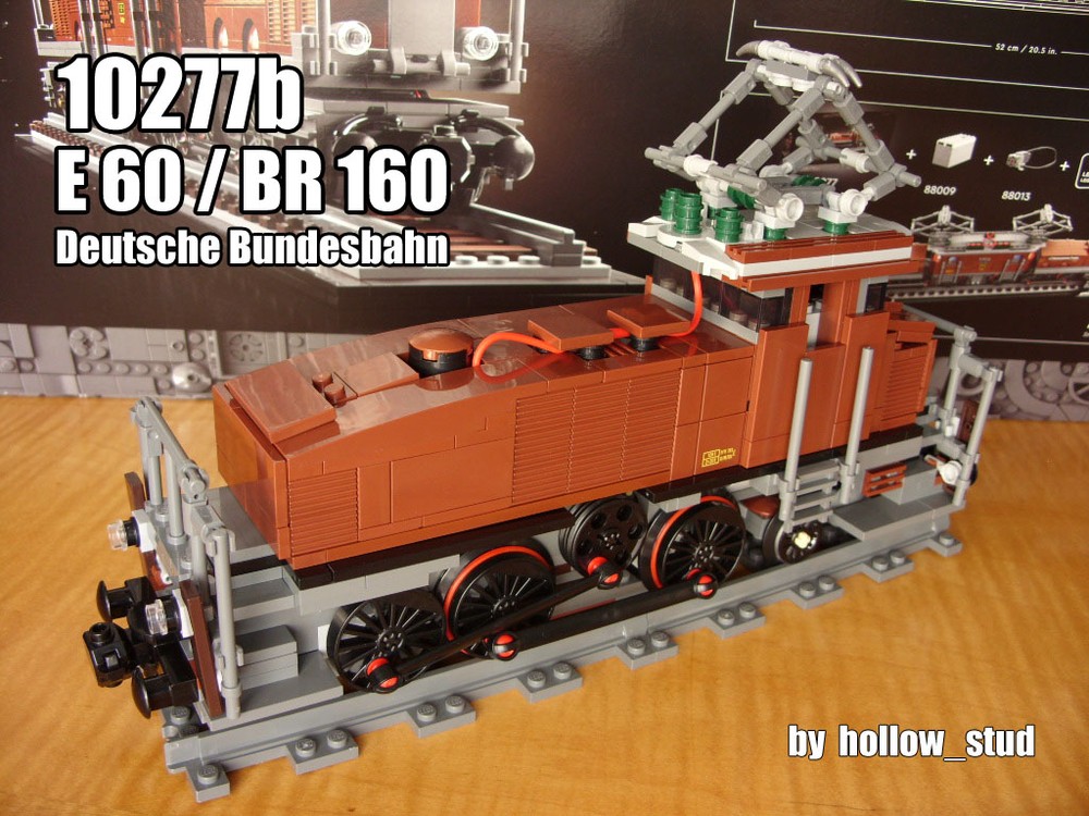 Lego 10277b - E60 / BR160 - Crocodile Locomotive Alternate Build