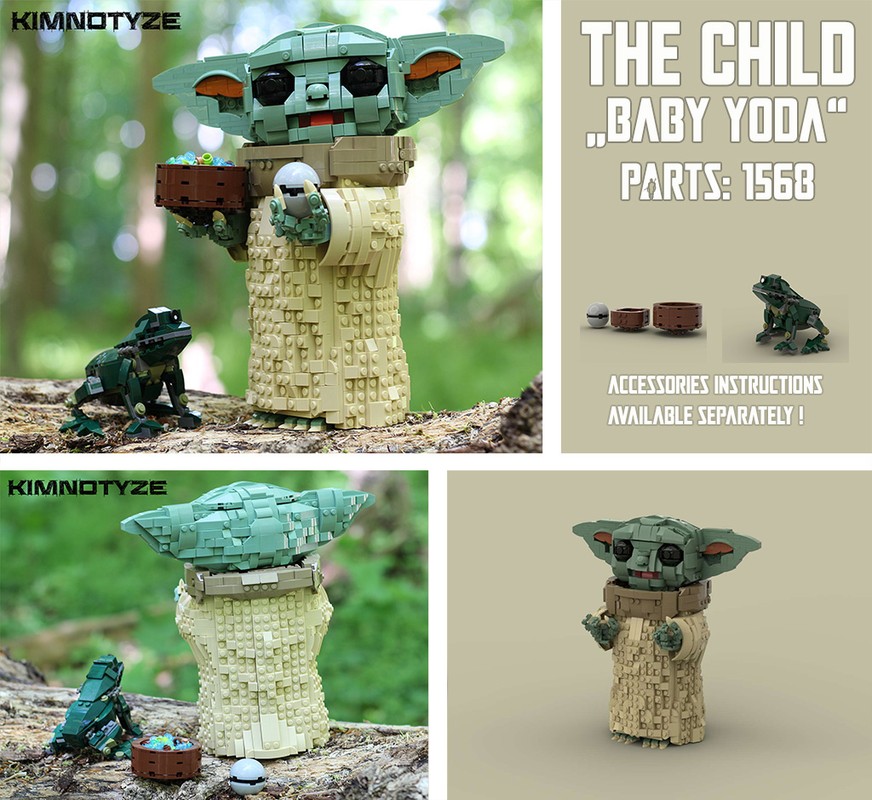 Lego Grogu - The Child "Baby Yoda" - The Mandalorian (Main Model)