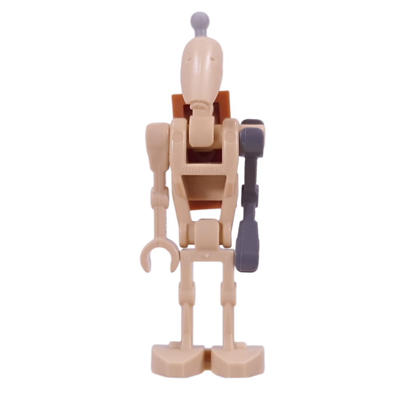 Lego Battle Droid, Medium Nougat Plate, Antenna