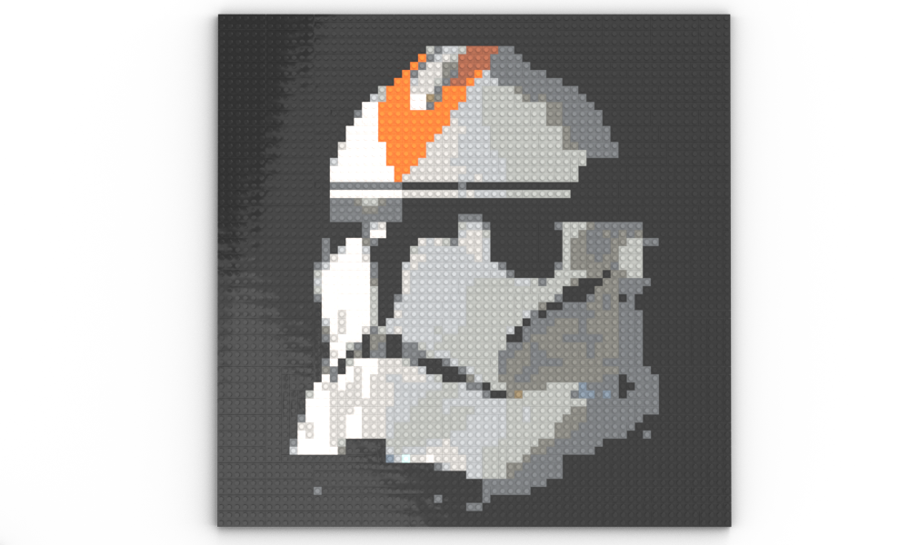 Lego P2 clone 212th grunt mosaic
