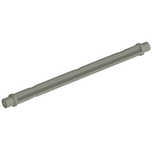 Lego Street Sweeper Brush Axle 1 x 8 / White