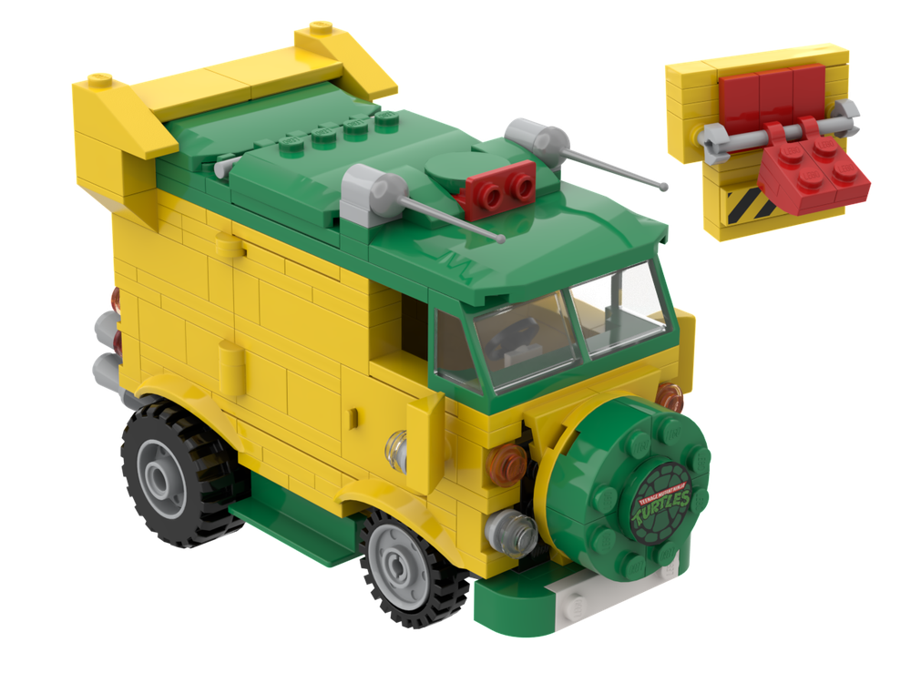 Lego Turtle Van Party Wagon