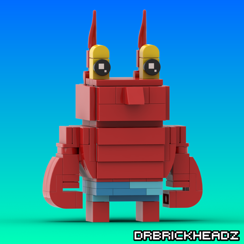 Lego Larry the Lobster (Spongebob Squarepants) Brickheadz