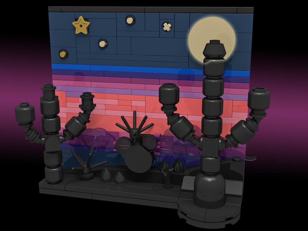 Lego AZ Silhouette Display 2