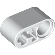 Lego Technic Beam 1 x 2 Thick with Pin Hole and Axle Hole / White