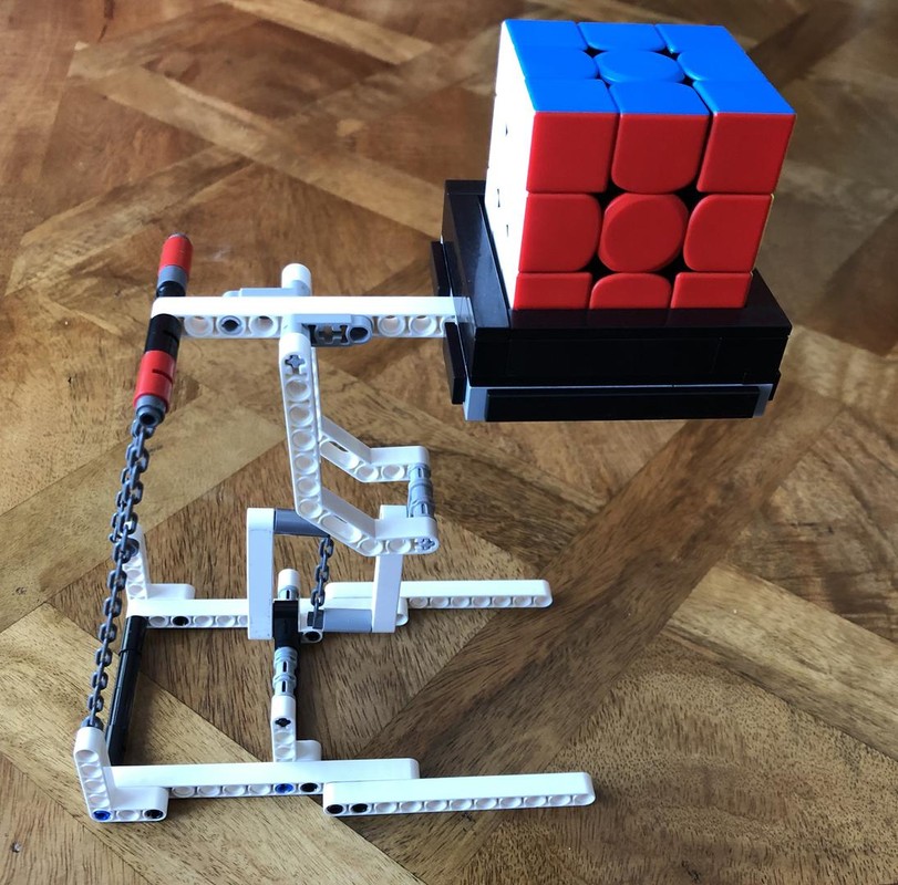 Lego Tensegrity GAN cube stand