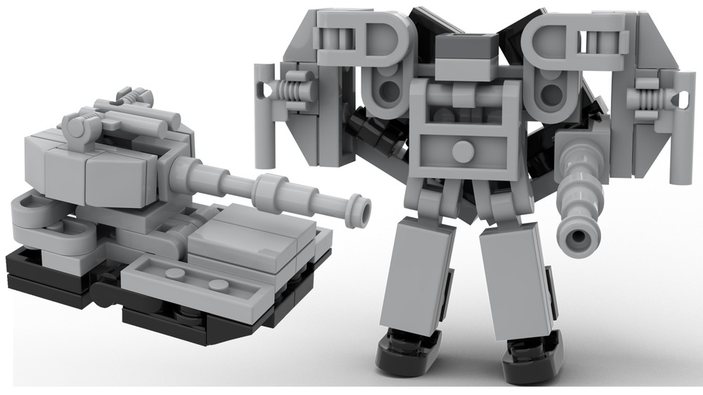 Lego Transformers Micro Movie Brawl Mini Tank Mecha