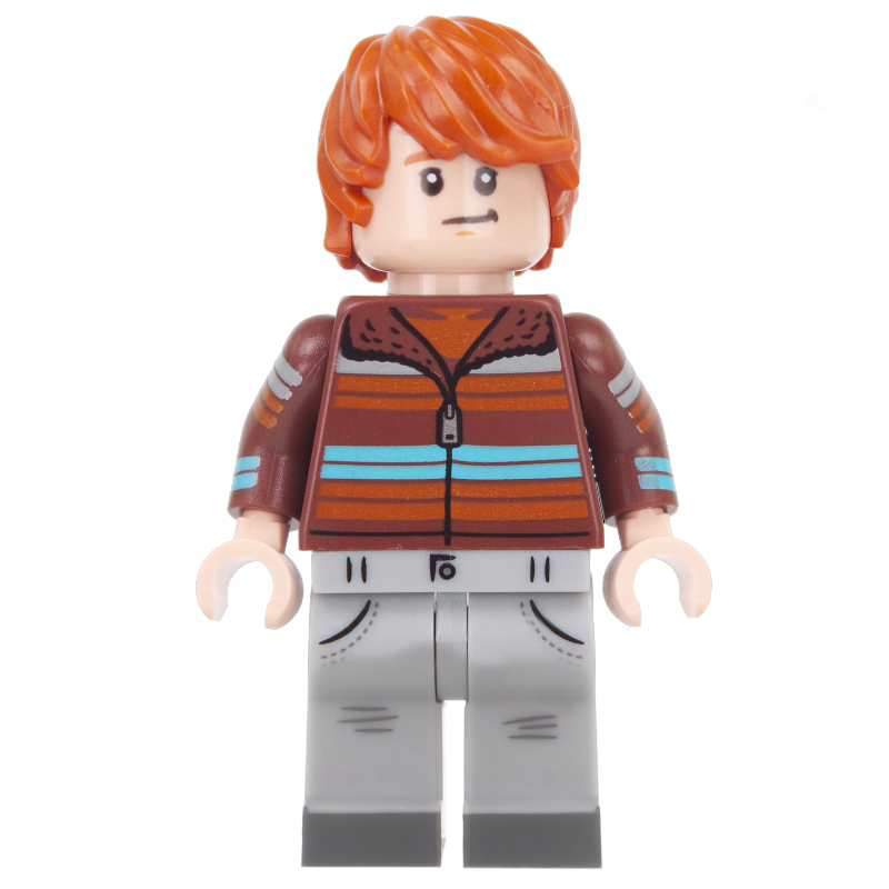 Lego Ron Weasley, Reddish Brown Sweater, Light Bluish Grey Legs