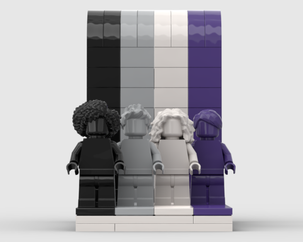 Lego Asexual (Ace) Flag - Everyone is Awesome