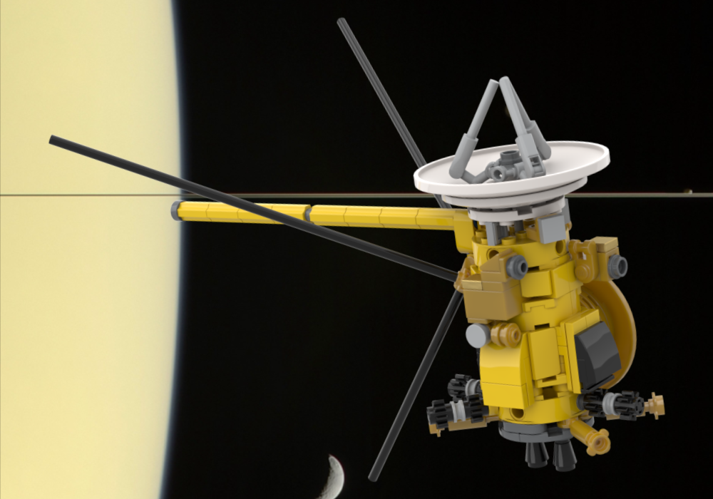 Lego Cassini-Huygens Spacecraft