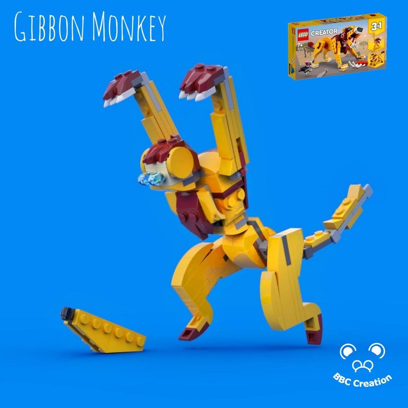 Lego Gibbon Monkey