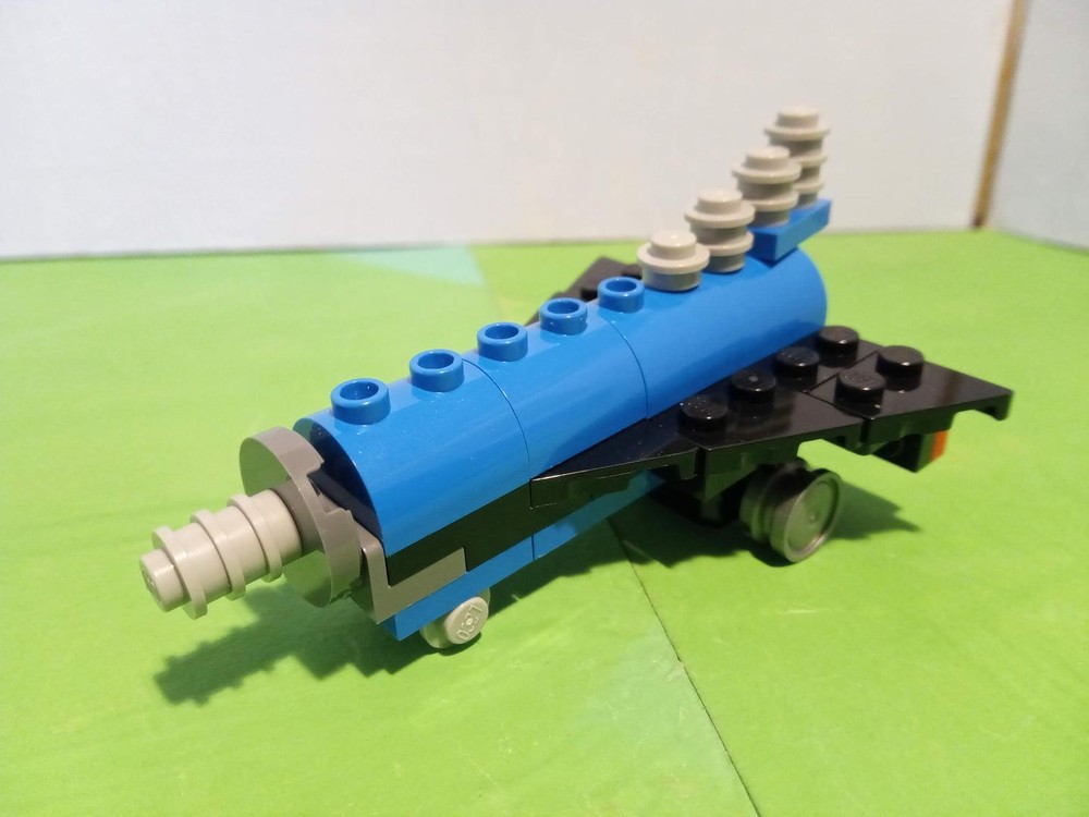 Lego Mini blue Concorde