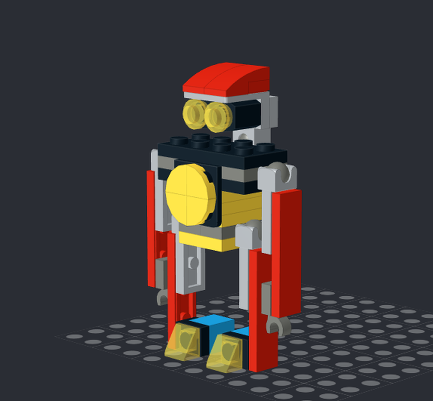 Lego Mini Robot from LEGO Creator set 31124; Super Robot