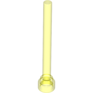 Lego Antenna 1 x 4 with Flat Top / Trans-Neon Green