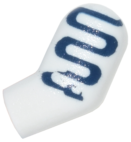 Lego Arm, Left with Dark Blue Snake Pattern