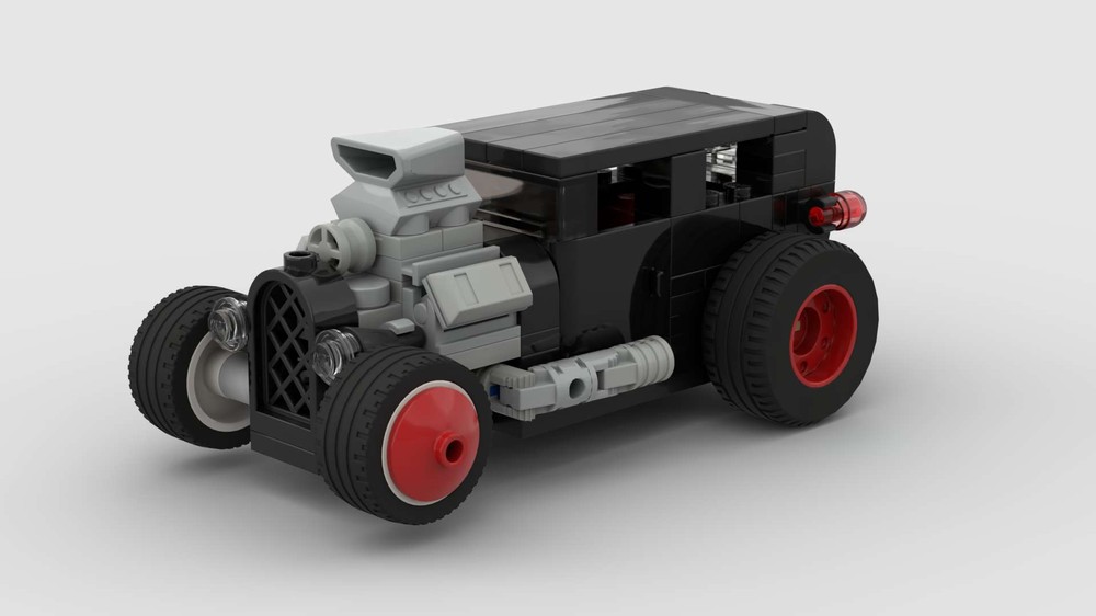 Lego 1932 Ford Model A Sedan Hot Rod / Rat Rod