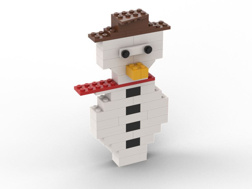 LEGO Sneeuwpop (Snowman) - Roelof's Creations