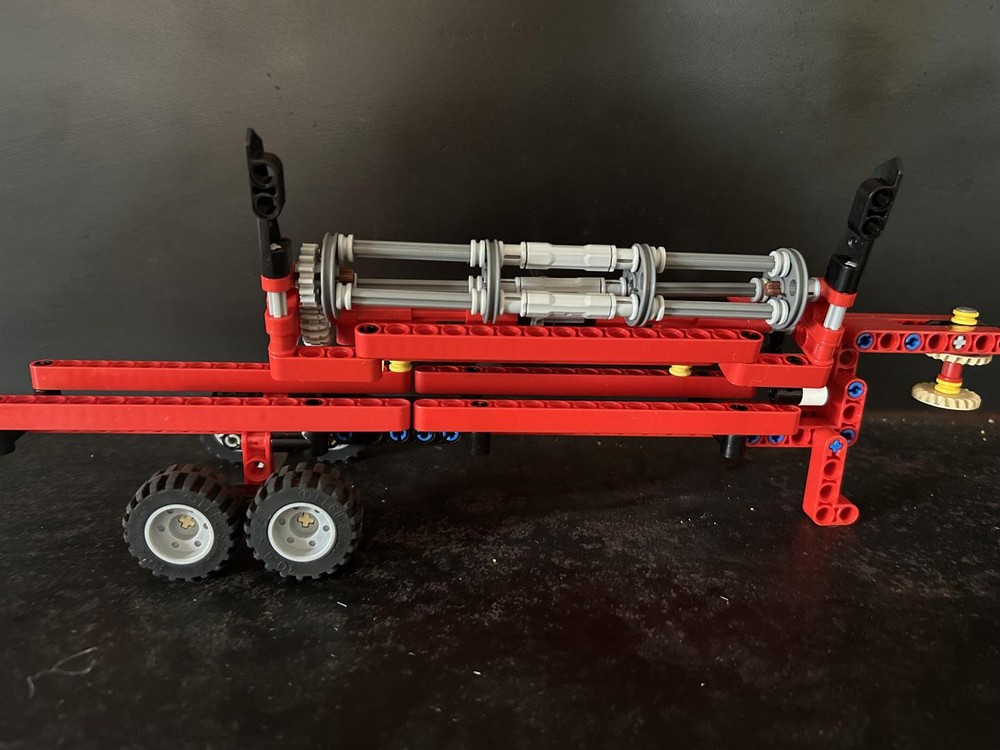 Lego Case IH 3020 with trailer