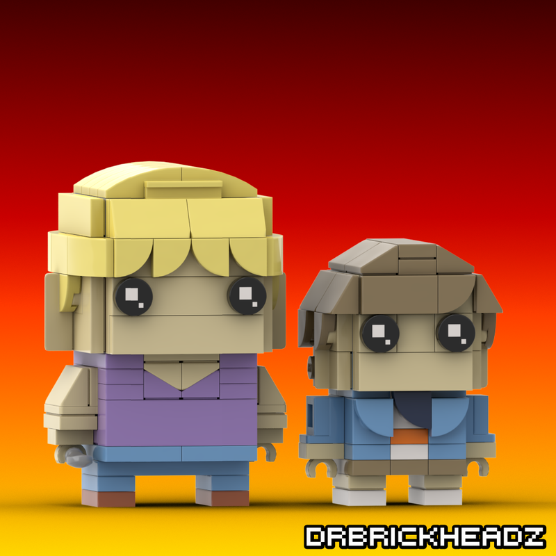Lego Lex Murphy + Tim Murphy (Jurassic Park) Brickheadz