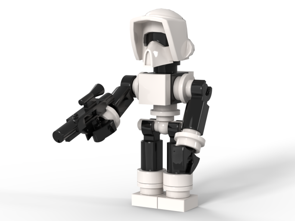 Lego Scout trooper buildable mini figure