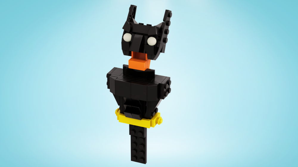 Lego Man in a Bat Outfit
