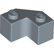 Lego Brick Wedged 2 x 2 Facet / Sand Blue