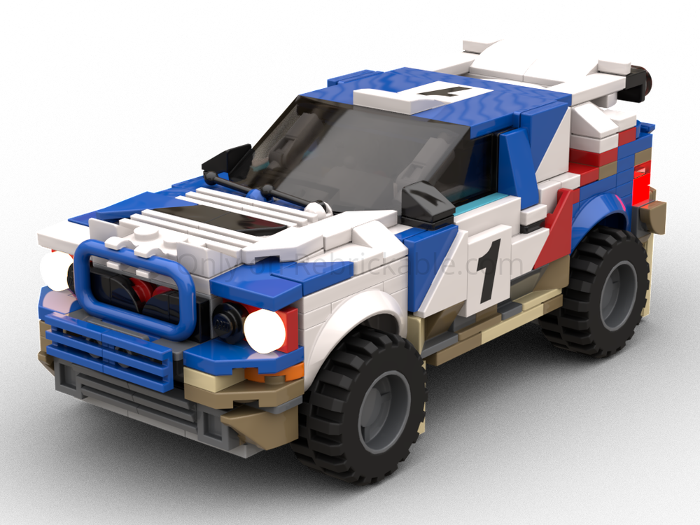 Lego Lancia Delta'94-DAKAR rally Hi-Fi [Servià'94] (HF INTEGRALE series, class EVO)