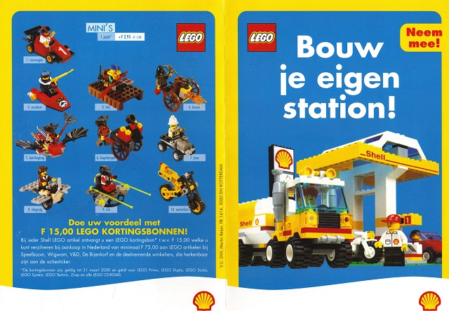 Lego 1999 Medium Shell - Bouw je eigen station!