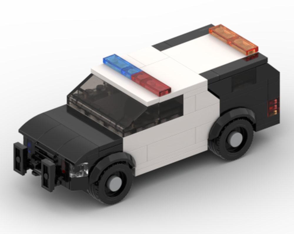 Lego Brick County Police Department Ford Explorer