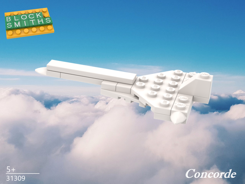 Lego Microscale Concorde