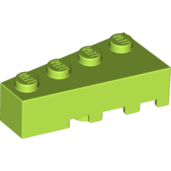 Lego Brick Wedged, Angled 4 x 2 Left / Lime