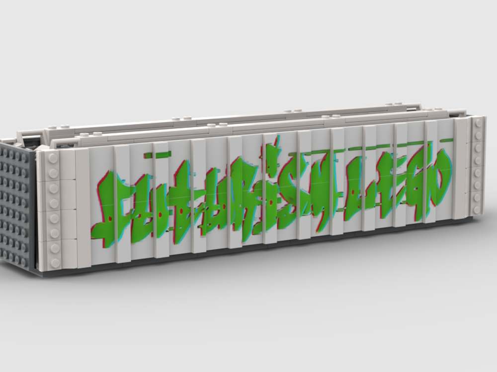 Lego Long Futuristic Shipping Container
