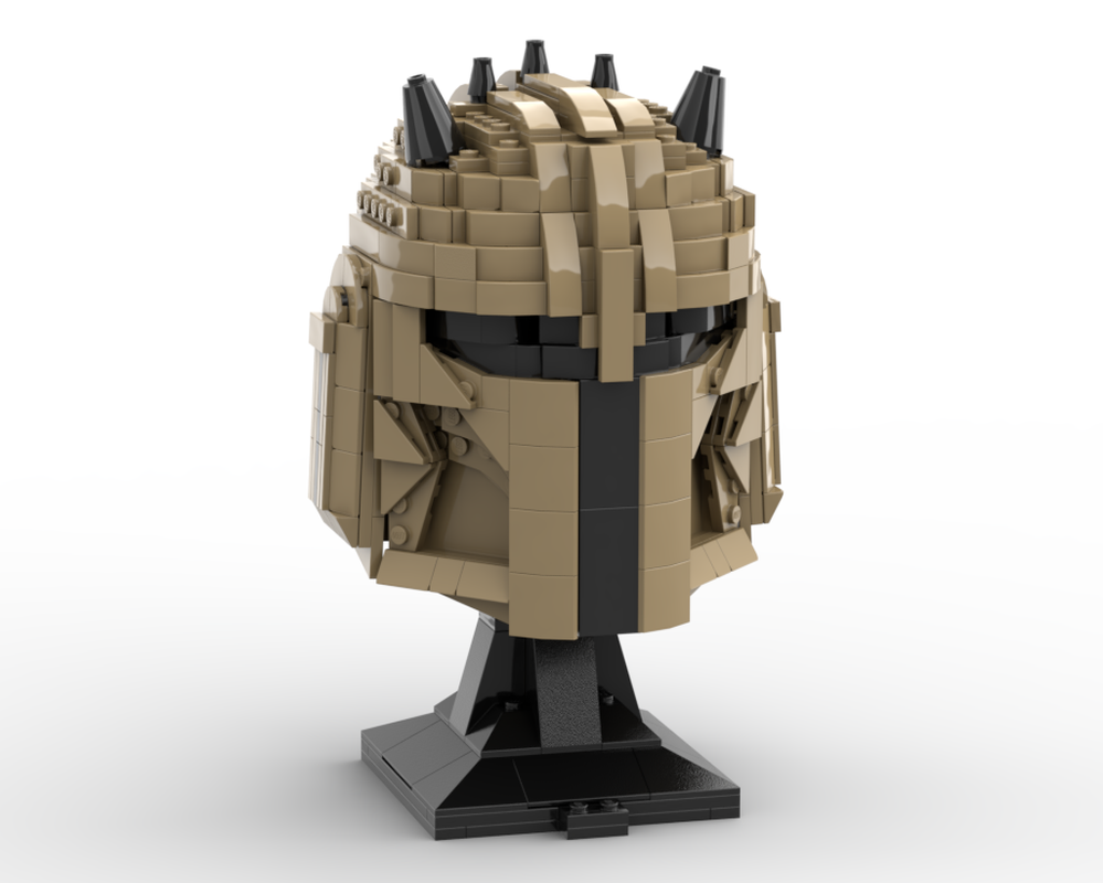Lego The Armorer's Helmet (The Mandalorian MOC)