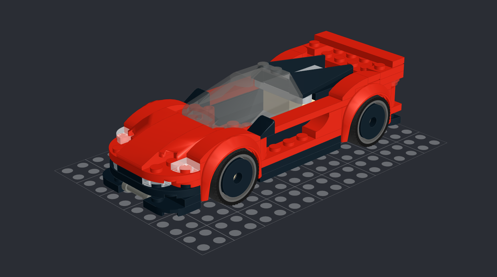Lego 60448 Supercar mod 1