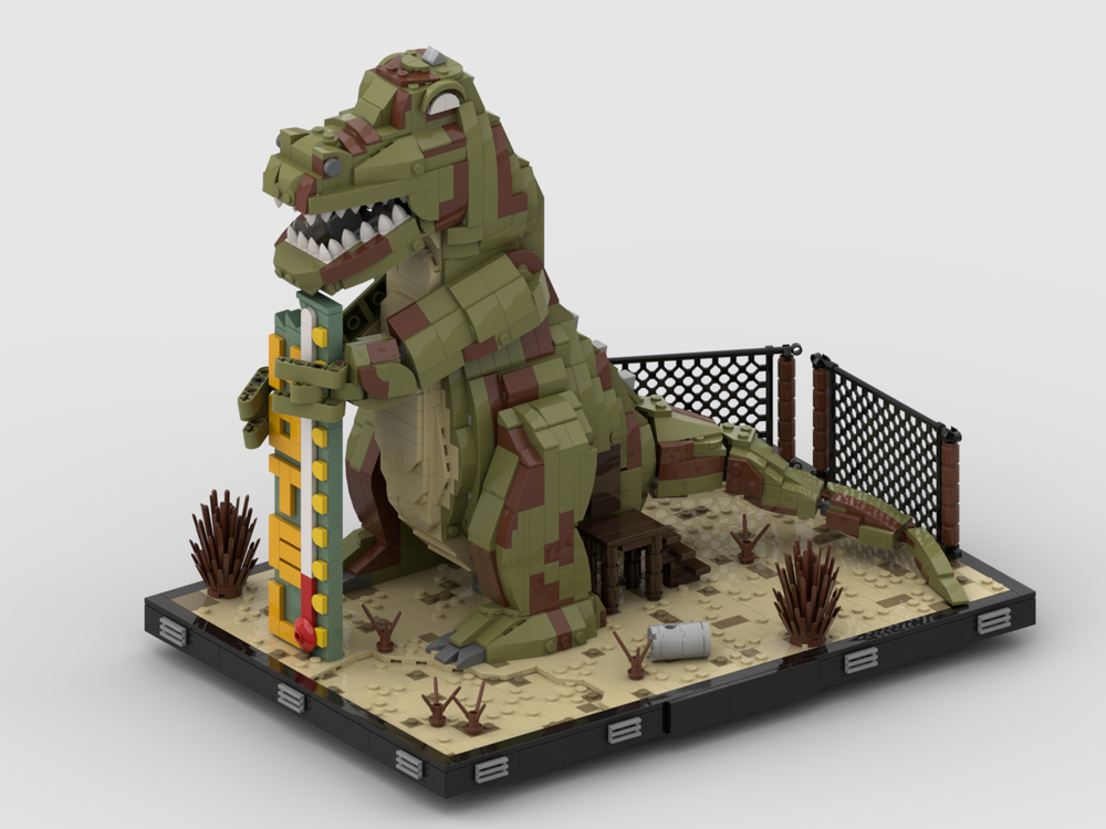 Lego Dinky T-Rex from Fallout New Vegas